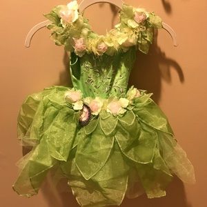 Little girl Tinkerbell costume